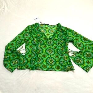 NWT multi colored blouse